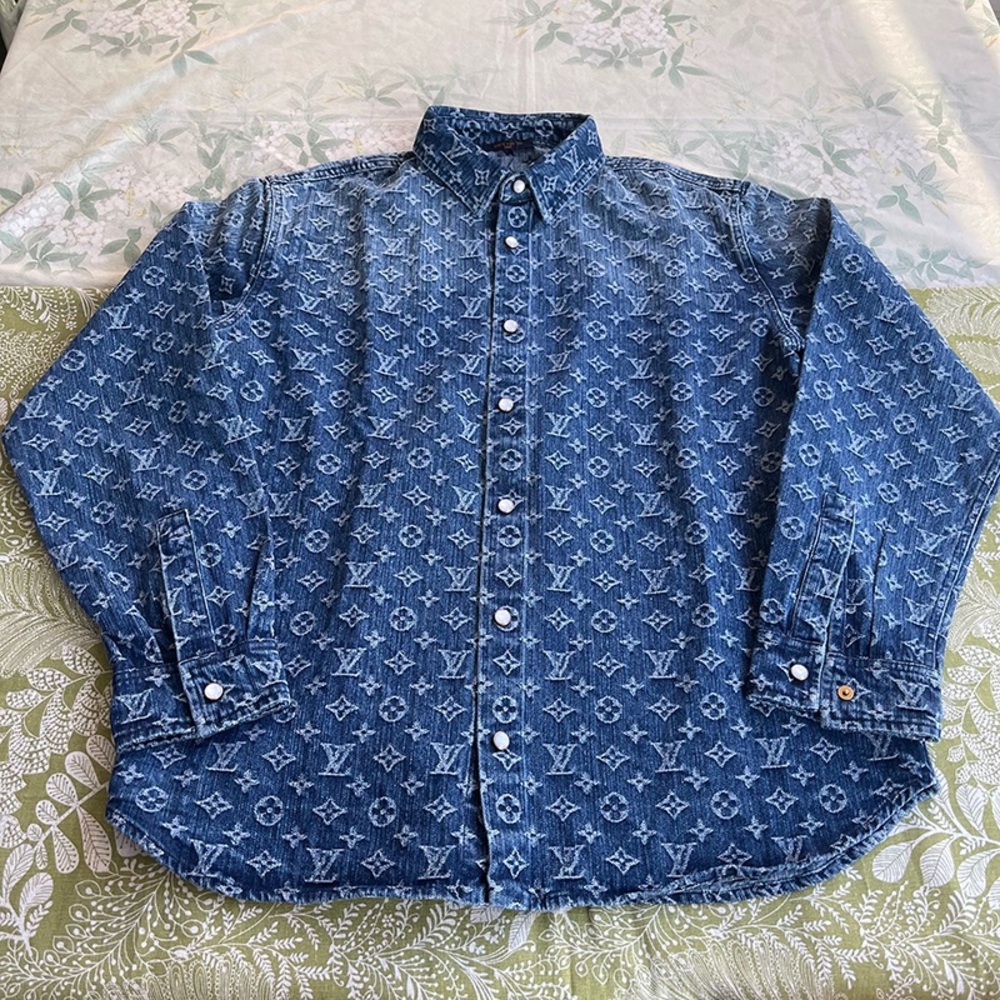 Louis Vuitton Monogram Denim Shirt